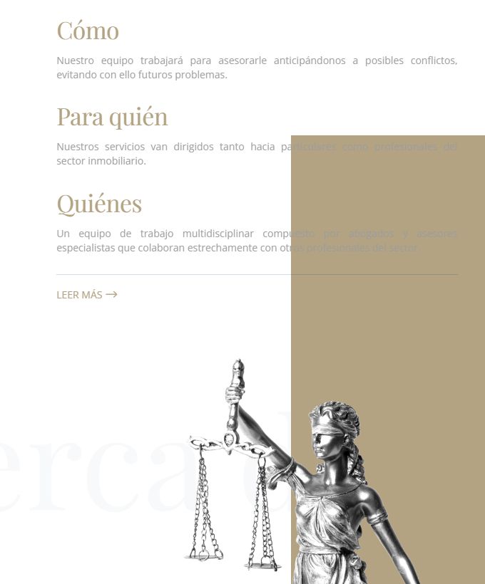 Proyecto: Identidad visual y web para un despacho de abogados