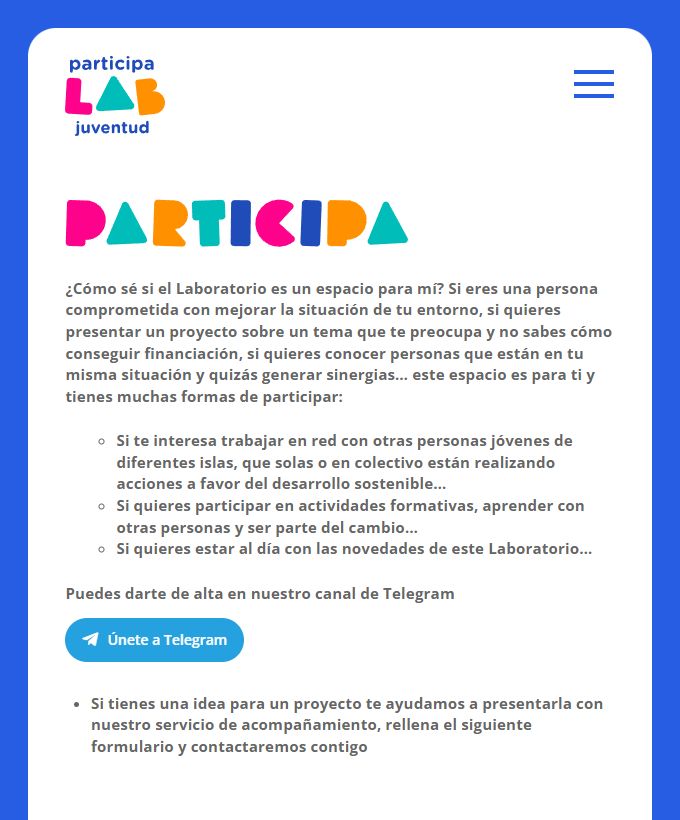 Proyecto: Proyecto para fomentar la participación juvenil en Canarias